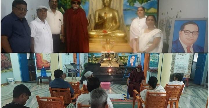 बौद्ध धम्म संस्कार संघ श्रावस्ती विहार सांगली, येथे आषाढ पौर्णिमा पासून वर्षावास पावनपर्व प्रारंभ.