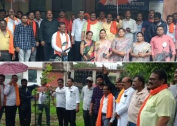 हिंगणघाट येथे शिवसेना प्रमुख उद्धव ठाकरे यांच्या वाढदिवस विविध सामाजिक उपक्रम राबवून साजरा.