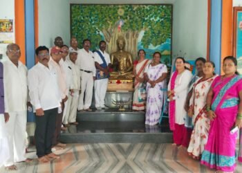 बौद्ध धम्म संस्कार संघ श्रावस्ती विहार सांगलीच्या वतीने वर्षावासच्या अनुषंगाने बुद्ध आणि त्याचा धम्म गंथाचे वाचन.