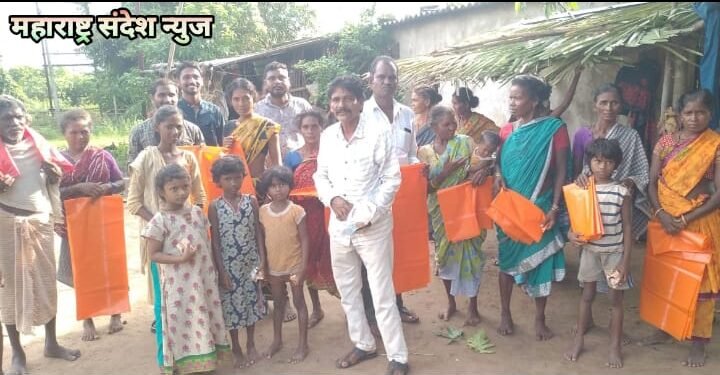 सिरोंचा तालुक्यातील मेडाराम ग्रामपंचायत अंतर्गत तीगालगुडम येथे शिवसेना पक्षप्रमुख उद्धव ठाकरे यांच्या वाढदिवस विविध सामाजिक उपक्रम राबवून साजरा.