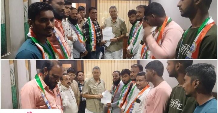 हिंगणघाट अल्पसंख्याक युवकांचा कार्यकर्त्यासह राष्ट्रवादी काँग्रेस श.प पक्षात पक्ष प्रवेश.