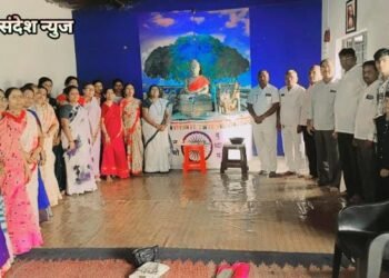 नालंदा बौध्द विहार लासलगाव येथे वर्षावास धम्म प्रवचणास प्रारंभ.