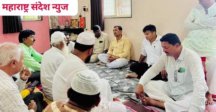 नितीनभैया जेथलिया यांच्या मंठा परतुर विधानसभेत अनेक ठिकाणी सांत्वन पर भेटी.