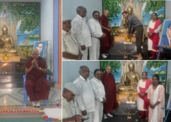 बौद्ध धम्म संस्कार संघ श्रावस्ती विहार येथे वर्षवासाच्या अनुषंगाने भंते डॉ. यश काशपायन महाथेरो यांची धम्मदेशना.