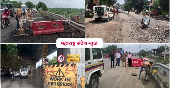 नागपूर शहरात विकासकामे ठरत आहे नागरिकांनसाठी मनस्ताप, कॉन्ट्रॅक्टर यांच्यात बैठकीनंतर करण्यात आली विविध प्रकारची कारवाई.