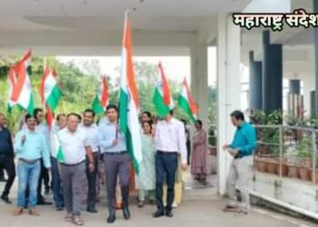 नागरिकांनी घरोघरी तिरंगा ध्वज लावावा, जिल्हा परिषद वर्धा येथून तिरंगा रॅलीने हर घर तिरंगा मोहिमेचा शुभारंभ.