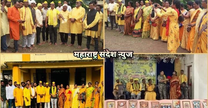 एटापल्ली येथे जागतिक आदिवासी दिवस जल्लोषात साजरा करण्यात आला.