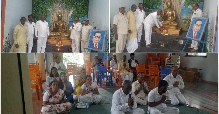 बौद्ध धम्म संस्कार संघ श्रावस्ती विहार सांगलीच्या वतीने वर्षावास निमित्त धम्मदेशना संपन्न.