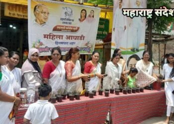 हिंगणघाट: स्वातंत्र्य दिना निमित्त राष्ट्रवादी महिला कॉंग्रेसने २०१ तुळशी वृक्षाचे केले वाटप.