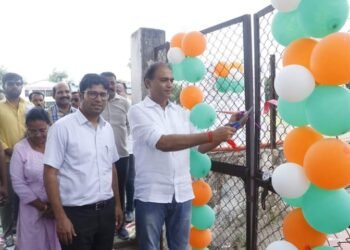 वर्धा जिल्हा क्रीडा संकुलात टेनिस व बास्केटबॉल कोर्टला सिंथेटीक करुन त्याचे लोकार्पण सोहळा संपन्न.