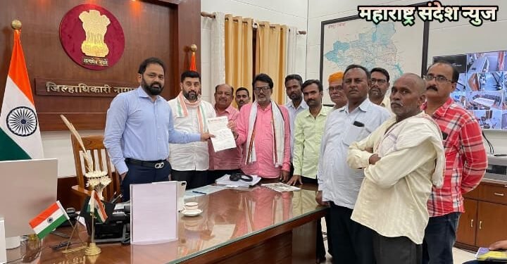 ई-पिक पाहणीची जाचक अट रद्द करा सलील देशमुख यांची मागणी. सरसकट अनुदानासाठी जिल्हाधीकाऱ्यांना निवेदन.