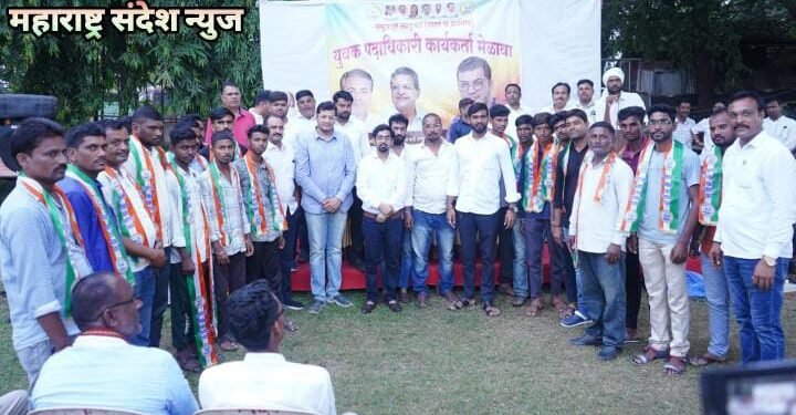 समुद्रपुर तालुका राष्ट्रवादी काँग्रेस शरदचंद्र पवार पक्षाचा युवक कार्यकर्ता मेळावा जाम येथे संपन्न.