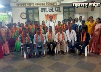 हिंगणघाट तालुक्यातील येनोरा येथील असंख्य महिला व पुरुषांनी केला भारतीय जनता पार्टीत प्रवेश.