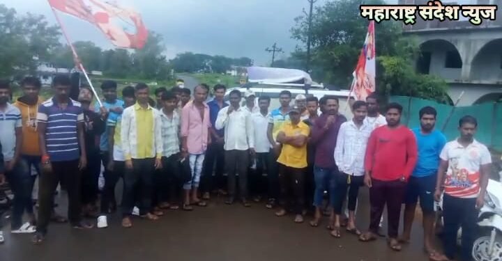 करंजाळी आदिवासी सेनाच्या वतीने जनआक्रोश आंदोलन, हजारोच्या संख्येने आदिवासी महिला व पुरुष यांनी निदर्शने करून चक्काजाम.