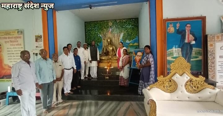 बौद्ध धम्म संस्कार संघ श्रावस्ती विहार सांगली येथे वर्षावास निमित्त ऍड. सुगंध वाघमारे यांचा धम्मदेशना कार्यक्रम संपन्न.