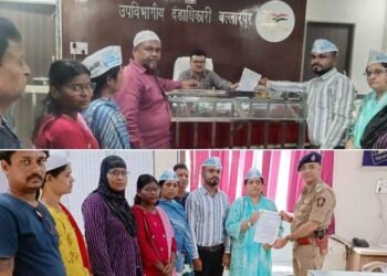 बल्लारपूर पेपरमील स्टाॅक यार्डच्या प्रश्नावर आता आम पक्षाची आक्रमक भुमिका घेऊन दिला आंदोलनाचा इशारा.