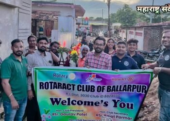 रोटरी क्लब आणि रोटरॅक्ट क्लब ऑफ बल्लारपूर यांच्या तर्फे सर्व प्राण्यांसाठी सुरक्षितता उपक्रम संपन्न.