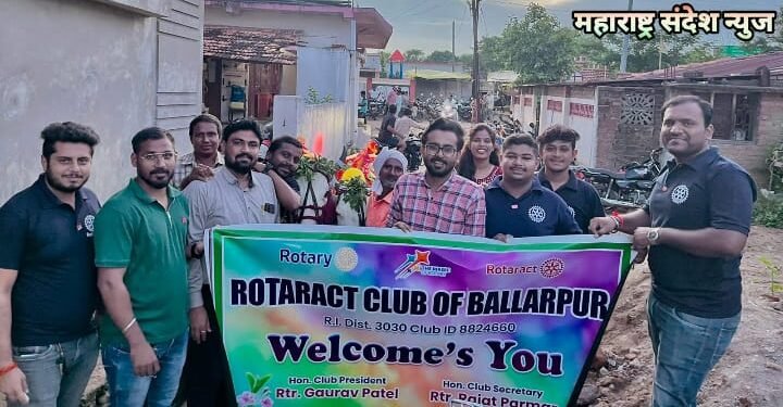 रोटरी क्लब आणि रोटरॅक्ट क्लब ऑफ बल्लारपूर यांच्या तर्फे सर्व प्राण्यांसाठी सुरक्षितता उपक्रम संपन्न.