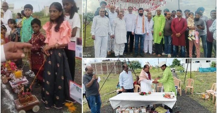 संत तुकडोजी वार्ड हिंगणघाट येथील श्रीहरी माऊली नगरी येथे ताना पोळा उत्सव मोठ्या उत्साहात साजरा.