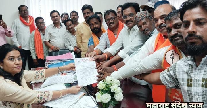 धार्मिक भावना भडकवणारा आमदार नितेश राणेला अटक करा; हिंगणघाट शिवसेना (उबाठा) पक्षाच्या वतीने मागणी.