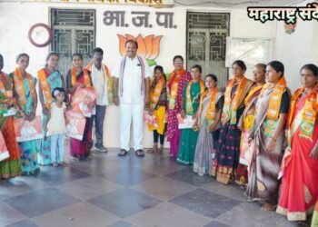 हिंगणघाट तालुक्यातील मुरपाड (सेलू) गावातील मनीषा विरुटकर यांच्या नेतृत्वात असंख्य महिलांनी केला भाजपा मध्ये पक्ष प्रवेश.
