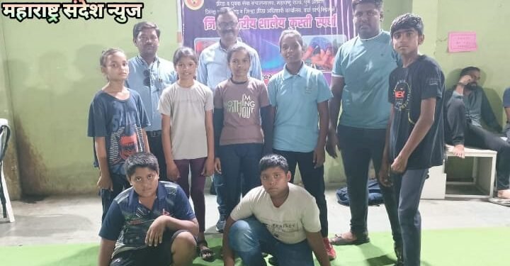 जिल्हास्तरीय कुस्ती स्पर्धेत डॉ. बी.आर. आंबेडकर विद्यालय हिंगणघाटच्या 9 खेळाडूंची विभागीय स्तरावर निवड.