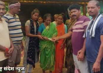 सिकेलसेल आजाराने नंदिगांव येथील ललिता वाघाडे यांची मूत्यू, अजय कंकडालवार यांनी दिला मदतीचा हात.