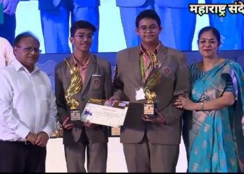 हिंगणघाट येथील भवन्स येथील विध्यार्थी यथार्थ व अश्विन चे सुयश.