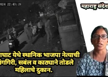 हिंगणघाट येथे भाजपाचे महामंत्री व भाजपा कार्यकर्तानी केली महिलेच्या दुकानात तोडफोड, घटना सीसीटीव्ही मध्ये कैद.