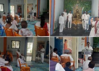 बौद्ध धम्म संस्कार संघ श्रावस्ती विहार सांगलीच्या वतीने वर्षावासाच्या निमित्त धम्मदेशना कार्यक्रम संपन्न.