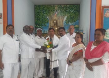 सांगलीत शिक्षण महर्षी डॉ. कर्मवीर भाऊराव पाटील यांच्या जयंती व वर्षावास निमित्त धम्मदेशना संपन्न.