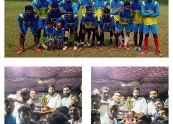 नेताजी यंग स्टार फुटबॉल क्लब गणेशनगर तर्फे भव्य फुटबॉल स्पर्धेचं बक्षीस वितरण संपन्न.