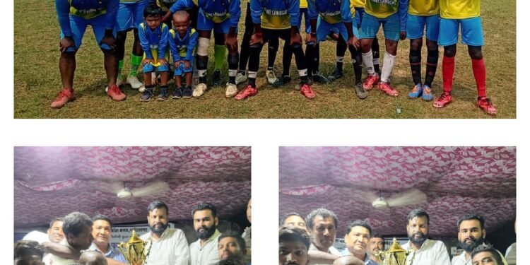 नेताजी यंग स्टार फुटबॉल क्लब गणेशनगर तर्फे भव्य फुटबॉल स्पर्धेचं बक्षीस वितरण संपन्न.