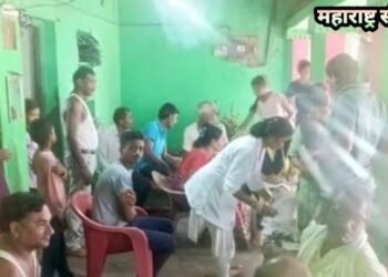 साक्षगंधाच्या कार्यक्रमात भाजीमध्ये पाल पडली जेवणातून 50 पेक्षा जास्त नागरिकांना विषबाधा.