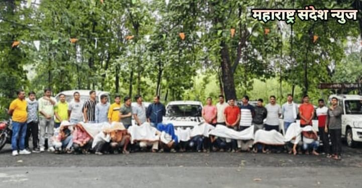 हिंगणघाट विधानसभा क्षेत्राच्या हद्दीत जुगार अड्ड्यावर पोलिसांची धाड, 50 लाखा पेक्षा जास्तचा मुद्देमाल जप्त.