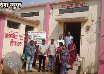 एटापल्ली येथील नागरिकांच्या मागणीला नगरपंचायत प्रशासना कडून दखल, व्यायाम शाळेच्या नूतन इमारतीचे लोकार्पण.