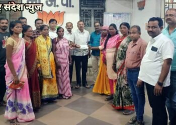 गिमाटेक्स वणी युनिटच्या कामगारांकडून मृतक कामगाराच्या परीवाराला दिला मदतीचा हात.