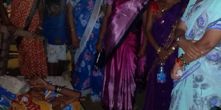 माजी जि.प.अध्यक्षा भाग्यश्रीताई आत्राम हलगेकर यांनी  आजारी असलेल्या महिलेला आर्थिक मदत