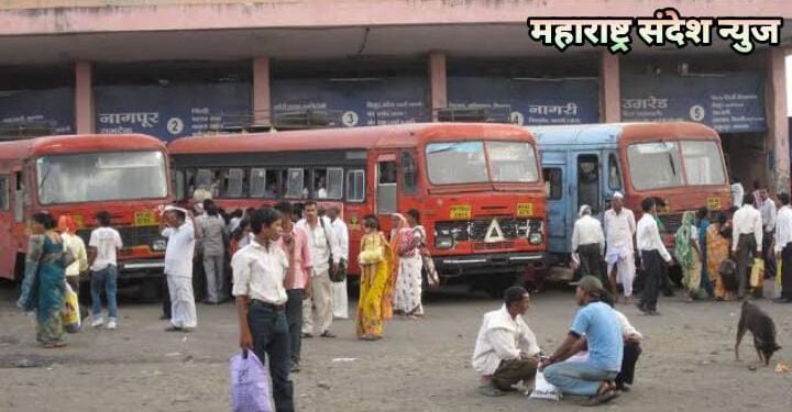 हिंगणघाट बस स्टॅन्डवर पाच प्लॅटफॉर्म पैकी तीन प्लॅटफॉर्म चक्क सिमेंटचा स्टॉकमुळे प्रवाशांची गैरसोय.