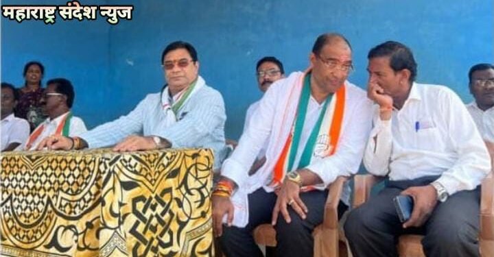 काँग्रेस पक्षाच्या वतीने शेतकरी जनसंवाद व न्याय यात्रेला सुरवात.