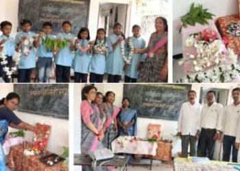 संजय गांधी उच्च प्राथमिक शाळा हिंगणघाट येथे आनंददायी उपक्रमांतर्गत कलेतून मुलांचा विकास.