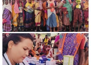 दादालोरा खिडकीच्या माध्यमातून उपपोलीस स्टेशन झिंगानूर येथे भव्य जणआरोग्य मेळावा संपन्न