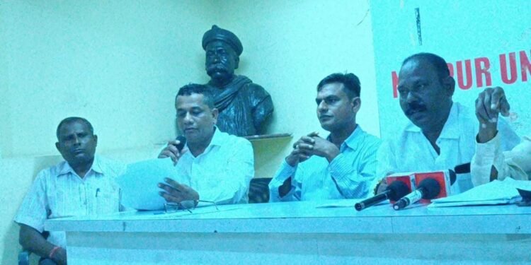 माणुसकी सुरक्षा रक्षक सेनेचा वतीने नागपूर येथील संविधान चौकात आमरण उपोषण.