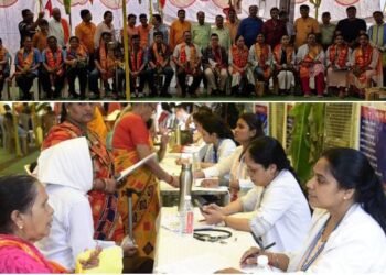 सावनेर येथील प्रगती दुर्गा उत्सव मंडळ येथे भव्य रोगनिदान शिबिर व रक्तदान शिबिर संपन्न.