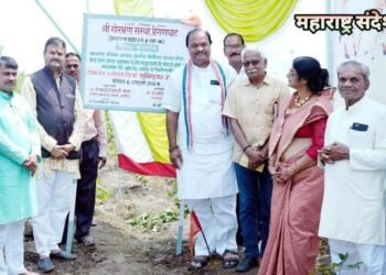 हिंगणघाट: गौवंश शेड व गौचारा शेडचे भूमिपूजन आमदार समीर कुणावर यांच्या हस्ते संपन्न.