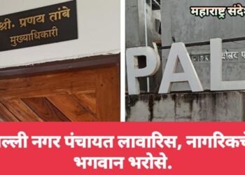 एटापल्ली नगर पंचायत लावारिस, नागरिकचे प्रश्न भगवान भरोसे.