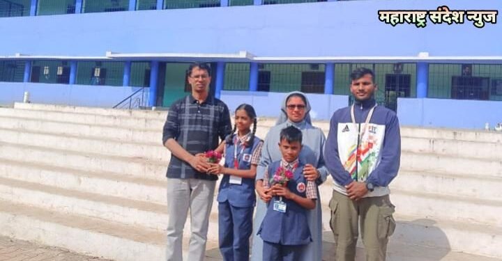 सेंट थॉमस इंग्लिश मीडियम स्कूल जिवतीच्या विद्यार्थ्याची आश्टेडू आखाडा स्पर्धेत यश.