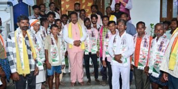 राष्ट्रवादी काँग्रेस पक्षात (अजित पवार गट) अनेकांचे जाहीर पक्ष प्रवेश