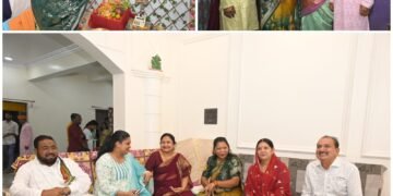 आलापल्ली येथील प्रमुख व्यापारी अजय गुप्ता यांच्या घरी झालेल्या लक्ष्मी पूजन कार्यक्रमाला उपस्थित