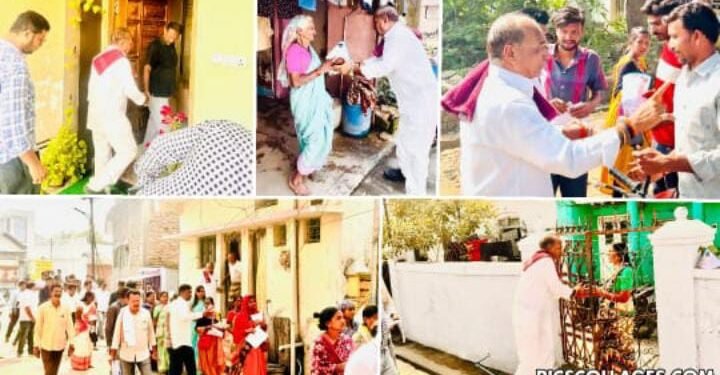 हिंगणघाट विधानसभा मतदार संघात अपक्ष उमेदवार राजुभाऊ तिमांडे यांची हिंगणघाट येथे दणदणीत प्रचार रॅली.